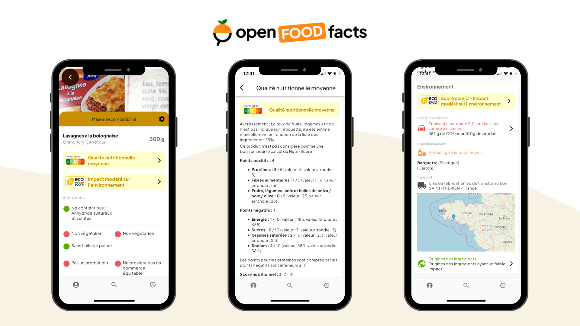 Essayez la nouvelle application mobile Open Food Facts