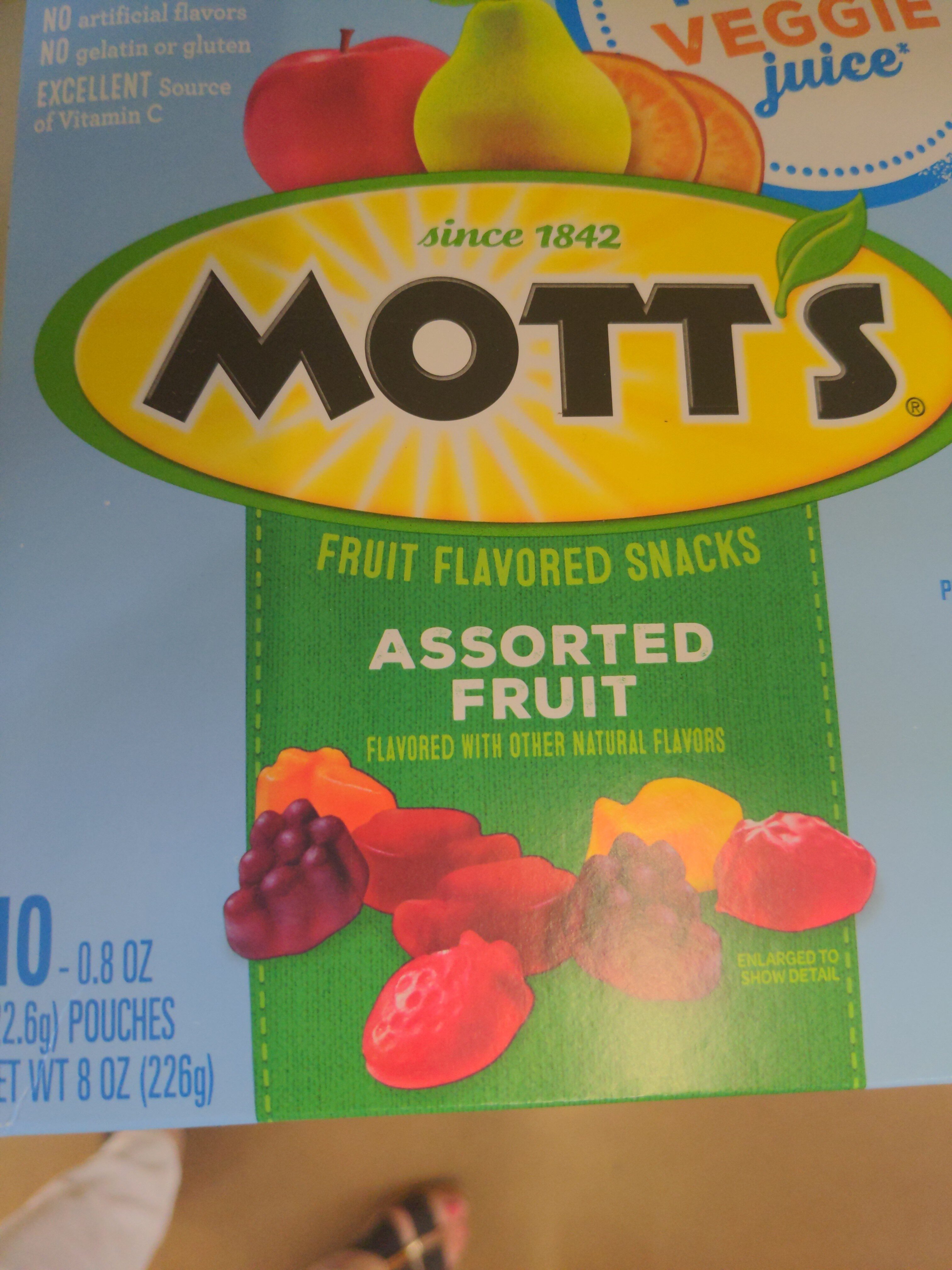 Mott's Assorted Fruit Flavored Snacks 10 Count