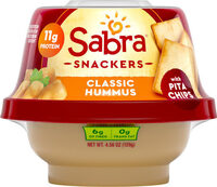 Classic hummus snackers with pita chips - Product - en