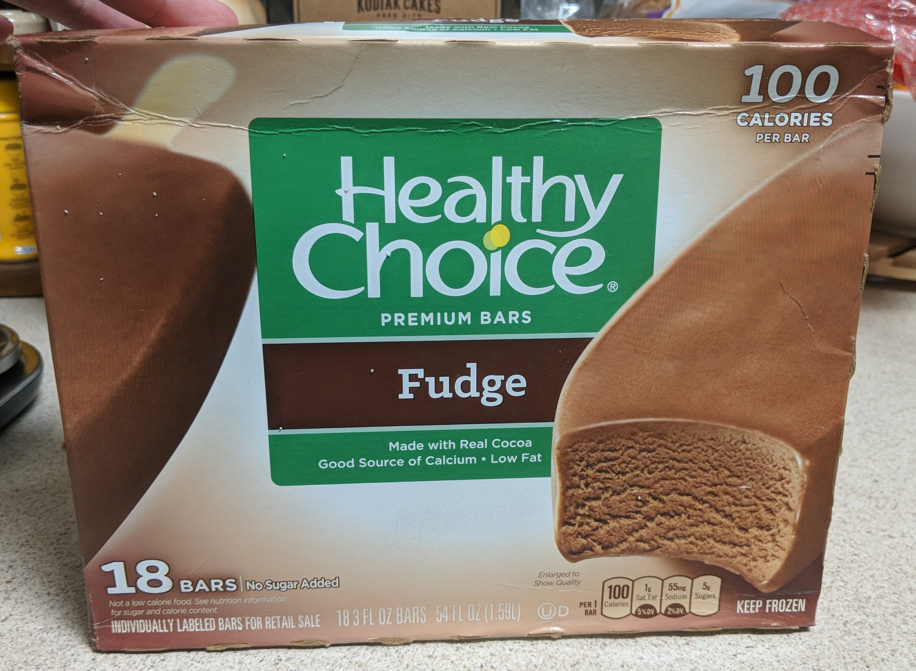 Fudge Premium Bar Healthy Choice 1368 G.