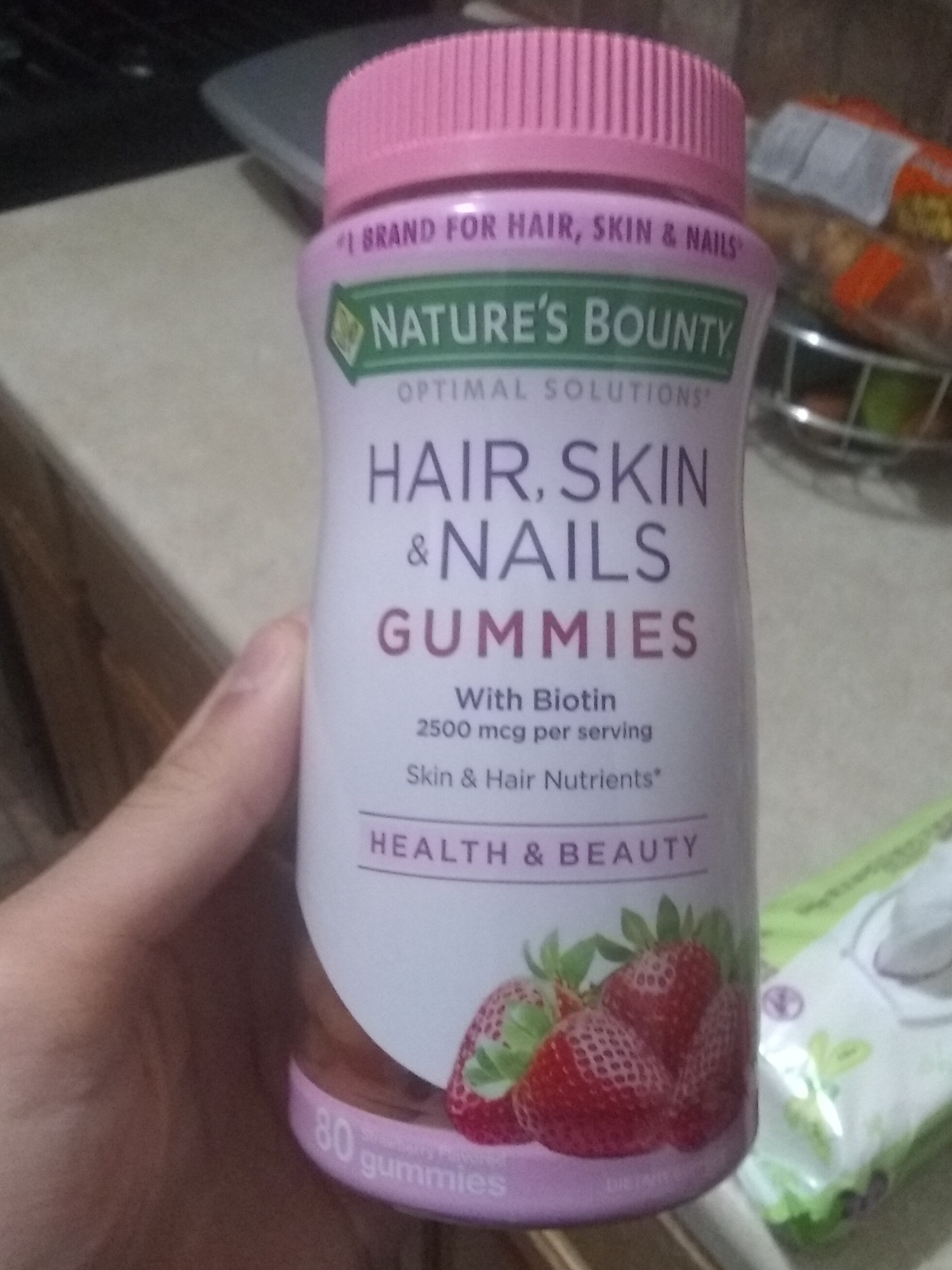 Nature S Bounty Hair Skin Nails Gummies With Biotin 80 Ct