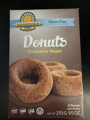 Kinnikinnick, Donuts, barcode: 0620133002230, has 1 potentially harmful, 2 questionable, and
    2 added sugar ingredients.