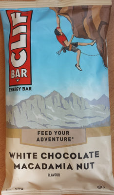 Calories in Clif Bar Clif White Chocolate Macadamia Nut Flavour Energy Bar
