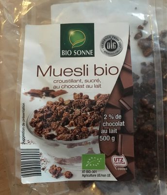 calorie Muesli bio chocolat