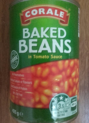 Calories in Corale Baked Beans in Tomato Sauce