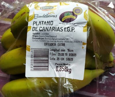 Plátano de Canarias I.G.P.