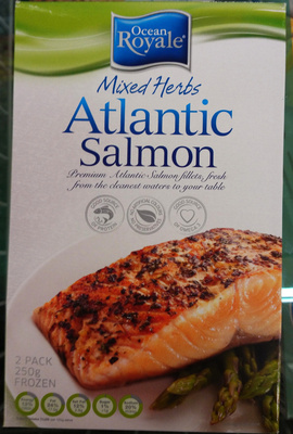 Calories in Ocean Royale Aldi Mixed Herbs Atlantic Salmon