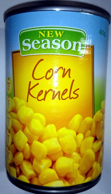 Calories in New Season Aldi New Season Corn Kernels