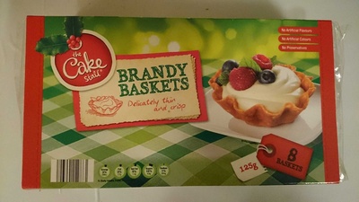 Calories in The Cake Stall Aldi Brandy Baskets