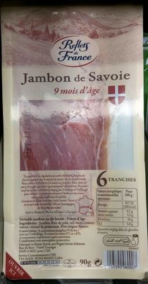 calorie Jambon de Savoie 9 mois d'âge