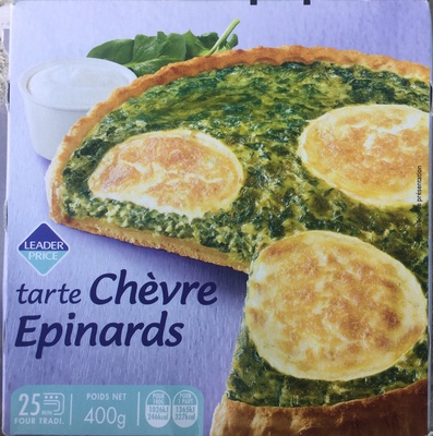 calorie Tarte Chèvre Epinards