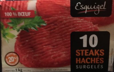 calorie 10 Steaks Hachés Surgelés