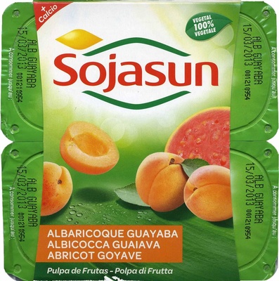 Postre de soja "Sojasun" Albaricoque y guayaba