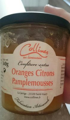 calorie Confiture Orange citron pamplemousse