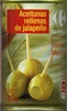 Aceitunas verdes rellenas de jalapeño "Carrefour"