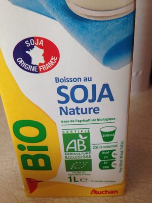 calorie Boisson au soja nature Bio