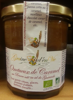 calorie Onctueux de Caramel au Beurre salé au sel de Guérande