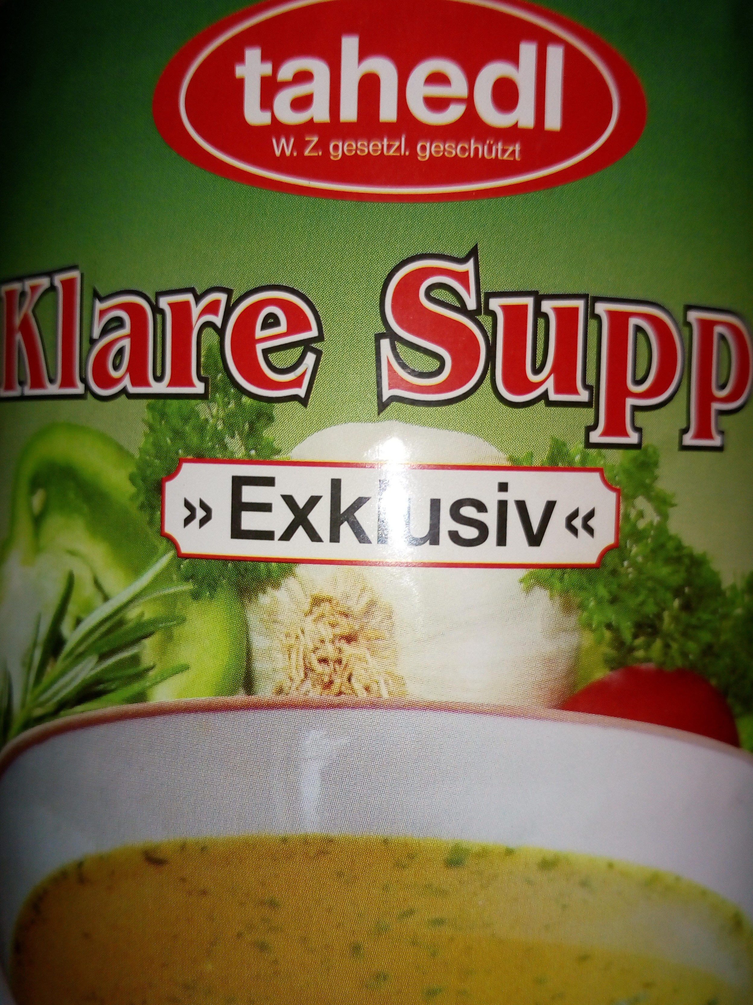 Klare Suppe Tahedl 540 G