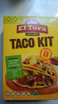 Calories in El Tora Taco Kit