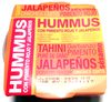 Hummus con pimiento rojo y jalapeños