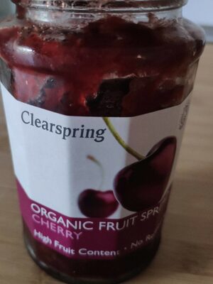 Organic fruit spread cherry