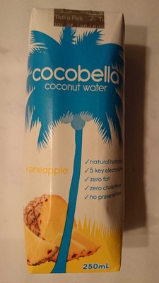 Calories in Cocobella Coconut Water Pineapple