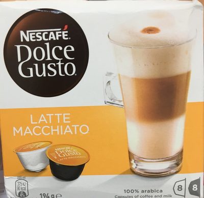 Calories in Nescafé Dolce Gusto Latte Macchiato