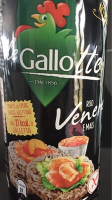 calorie Galette de Riz Vénéré & Maïs