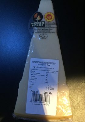 calorie Fromaggio Parmigiano Reggiano