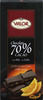 Chocolate negro 70% cacao con naranja