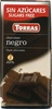 Tableta de chocolate negro edulcorado 52% cacao
