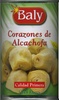 Corazones de alcachofa en conserva