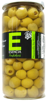Aceitunas verdes deshuesadas "Esencia Andalusí" Variedad Manzanilla