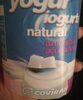 Yogur natural azucarado