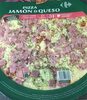 Pizza Jamon cocido y queso