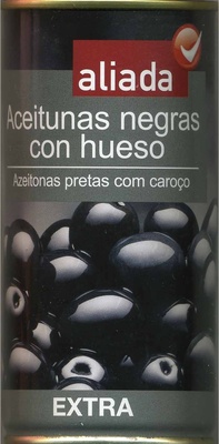 Aceitunas negras con hueso