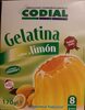 Gelatina sabor limón (preparado en polvo)