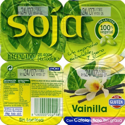 Yogur Soja Vainilla