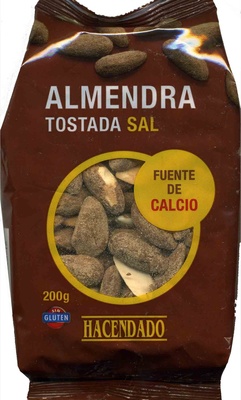 Almendras tostadas con sal Variedad Largueta