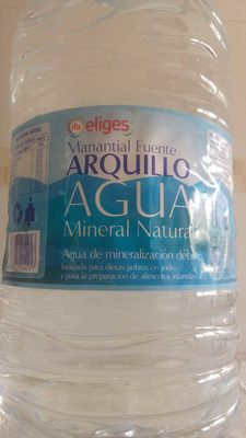 Agua mineral natural Fuente Arquillo