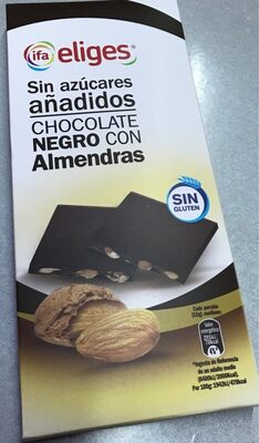 Chocolate Negro con Almendras sin azucares añadidos