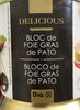 Bloc de foie gras de pato