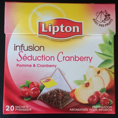 calorie Infusion séduction cranberry 