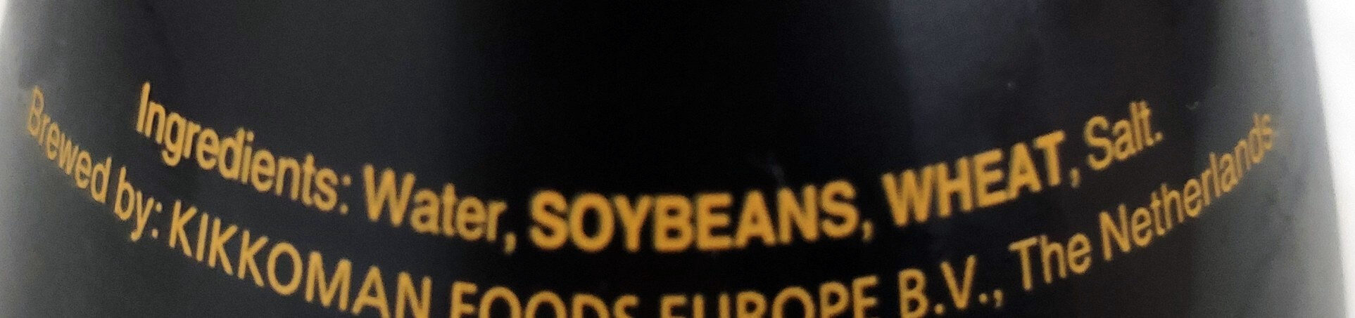 soy sauce ingredients contain gluten