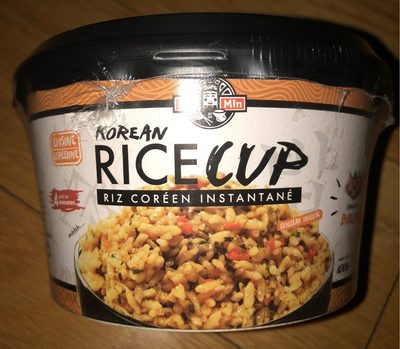 calorie Riz Coréen Saveur Boeuf Mr. Min 100 G