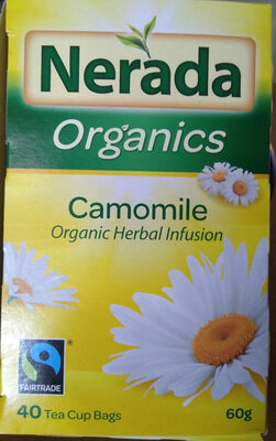 Calories in Nerada Nerada Organics Camomile Organic Herbal Infusion