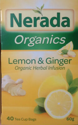 Calories in Nerada Lemon & Ginger Organic Herbal Infusion