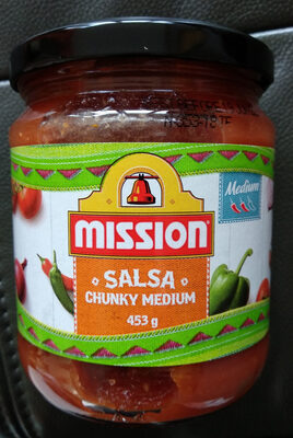 Calories in Mission Salsa Chunky Medium