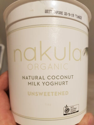 Calories in Nakula natural coconut milk yoghurt