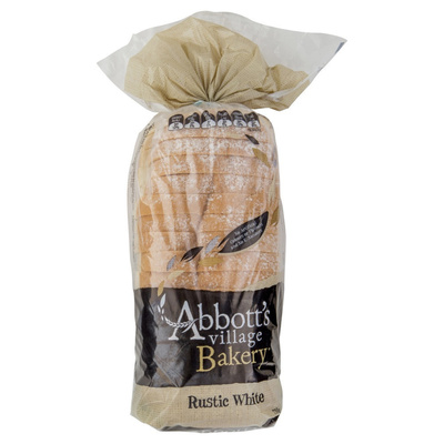 Calories in Abbots Village Bakery George Weston Foods Abbott's Rustic White Bread